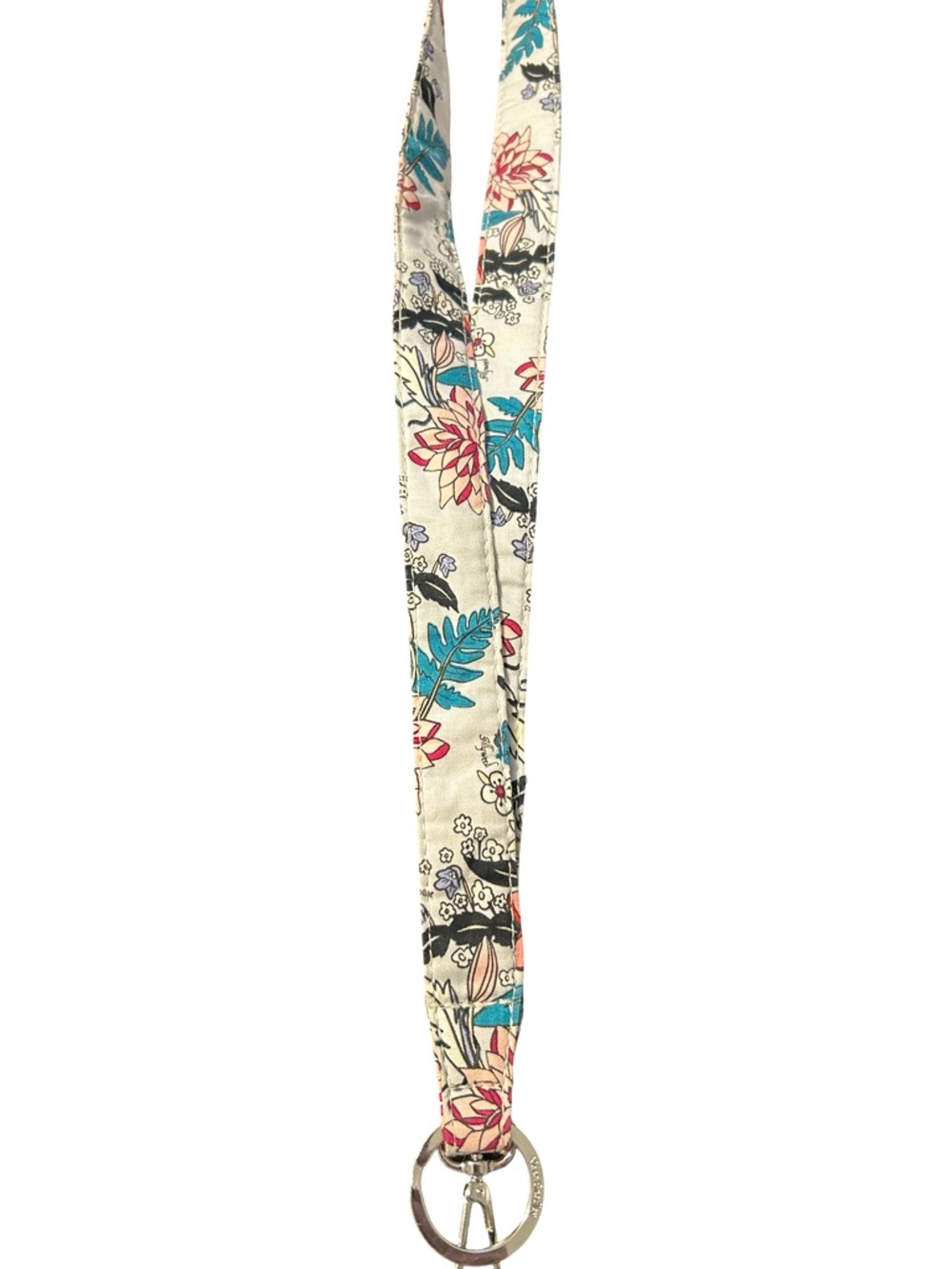 Harry Potter Vera Bradley Herbology🪴 Lanyard in Cream, Teal & Coral